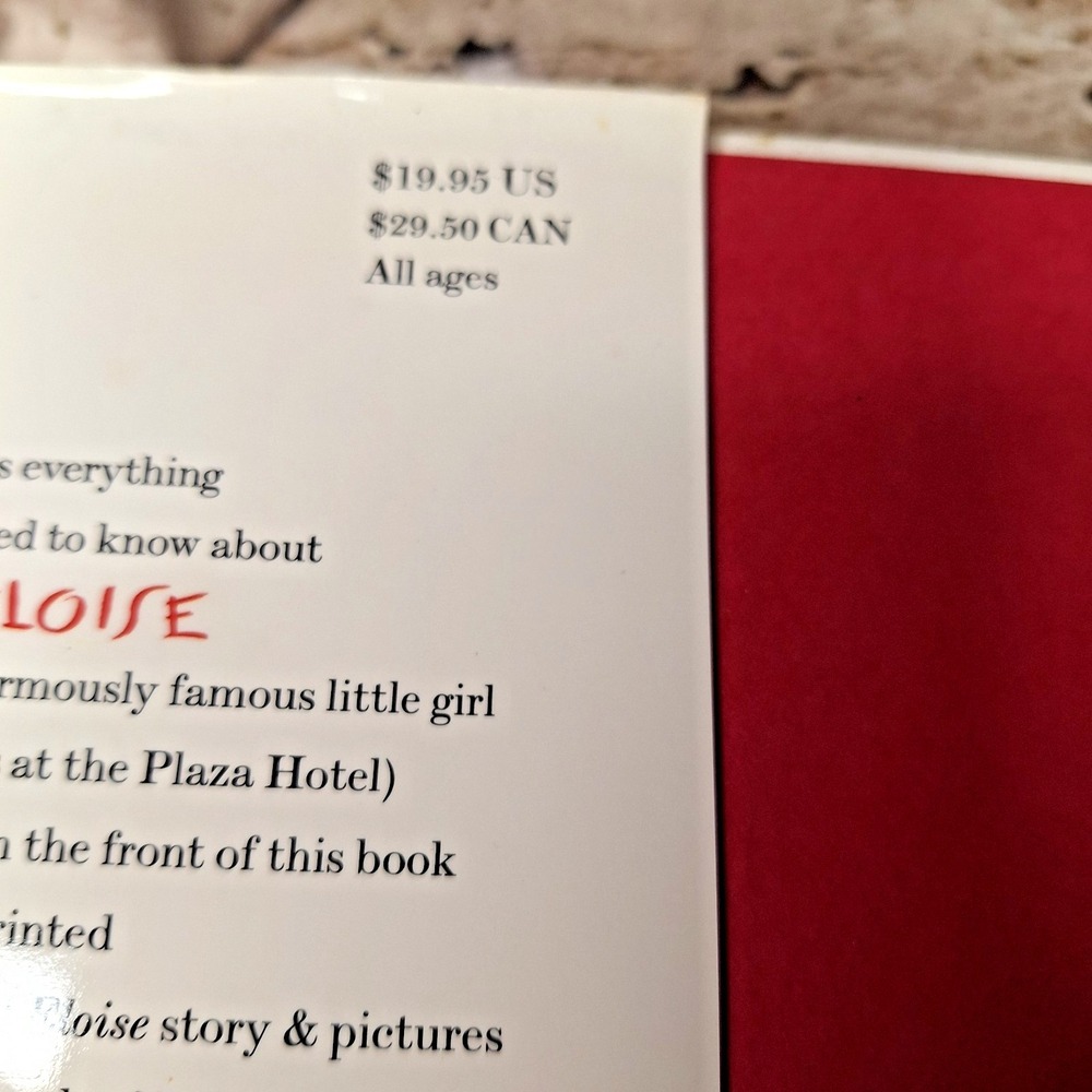 The absolutely essential Eloise by Kay Thompson C-1999 First Edition - Picture 8 of 16